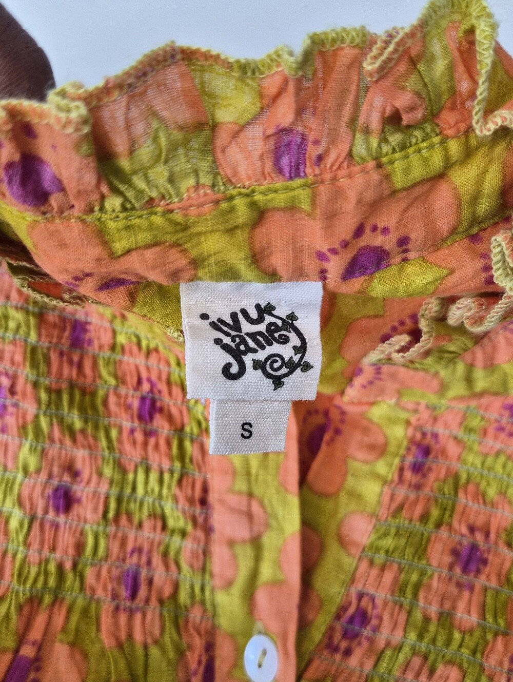 Ivy Jane Popping Flowers Top size S - Picture 2 of 8